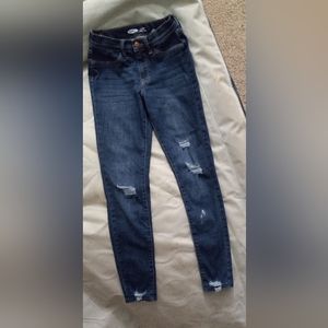 Old Navy ballerina jeggings ejeans girls size 14 adjustable
